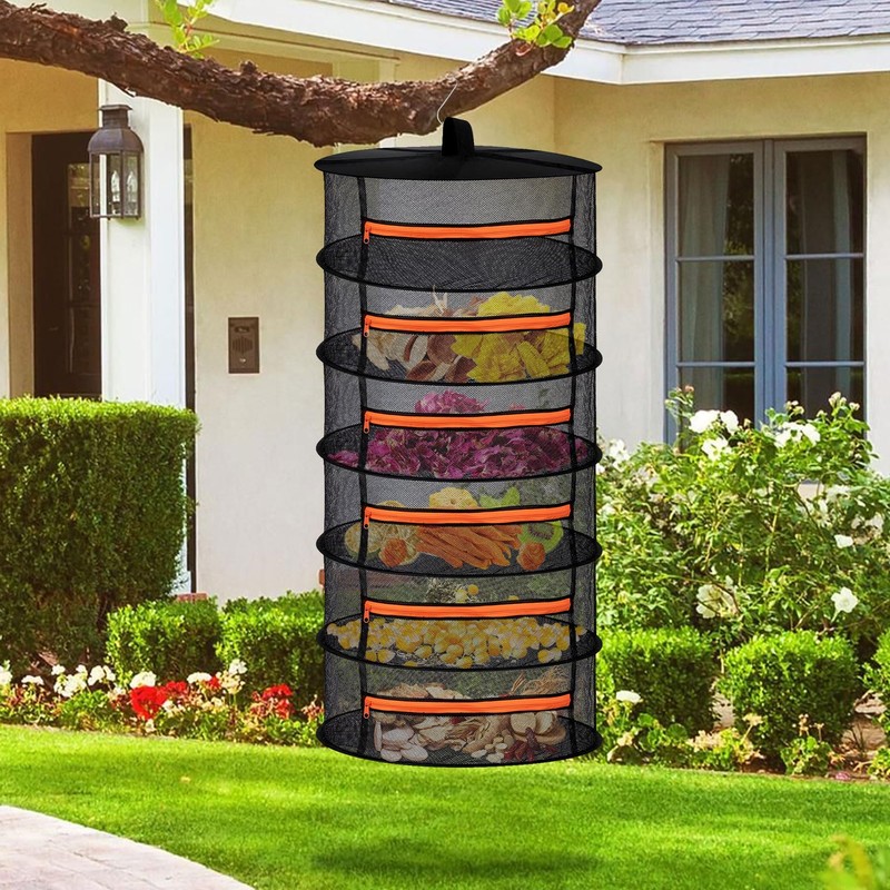 Forbabe 6-Layer Drying Net Herb Dryer Hanging with Hook Drying