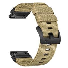 TRUMiRR Rugged Nylon Watch Band for Garmin Fenix 8 51mm / 7X / 6X Pro / 5X Plus, 26mm Quick Fit Strap for Instinct 3 Solar 50mm / Epix Pro 51mm / Enduro 3