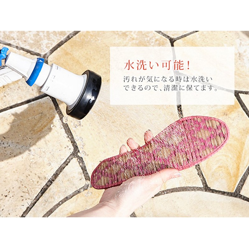 Oshimaya Igusa Insole, Men's, Size L, BL, Garuda Pattern, Non-woven