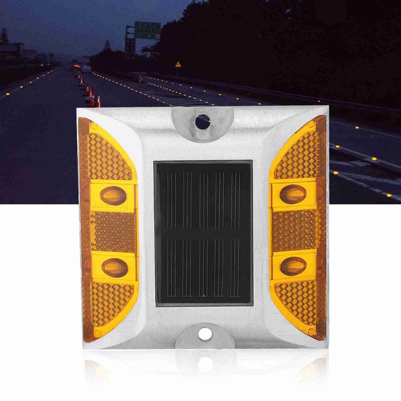 Casting Aluminum Road Stud Light Outdoor Solar Powered Lamp for