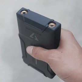 FATBEAR Rugged Shockproof Armor Protective Shell Skin Case Cover for Sony Walkman NW-ZX706 NW-ZX707 NW-ZX700 (Black)
