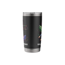 Galactic Christmas Space Adventure with Planets and Ornament Stainless Steel Insulated Tumbler