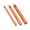 Bamboo Crochet Hook Handcrafted Knitting Needles Yarn Craft 20cm/7.9in Large