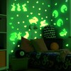 22.05x22.05 Inch Glow in The Dark Easter Bunny Wall Decals