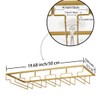 FOMANSH Wine Glass Rack - Under Cabinet Stemware Wine Glass