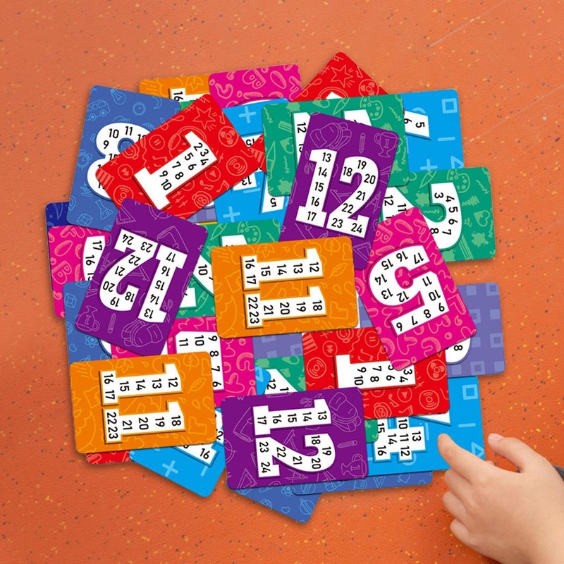 Multiplication,Multiplication Table Fact Cards Board Game for Math Learning |