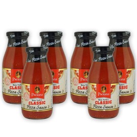 Paesana New York’s Classic Pizza Sauce, Gluten Free, Kosher Dairy, 8.5 OZ - Made in the USA. (6 Pack)