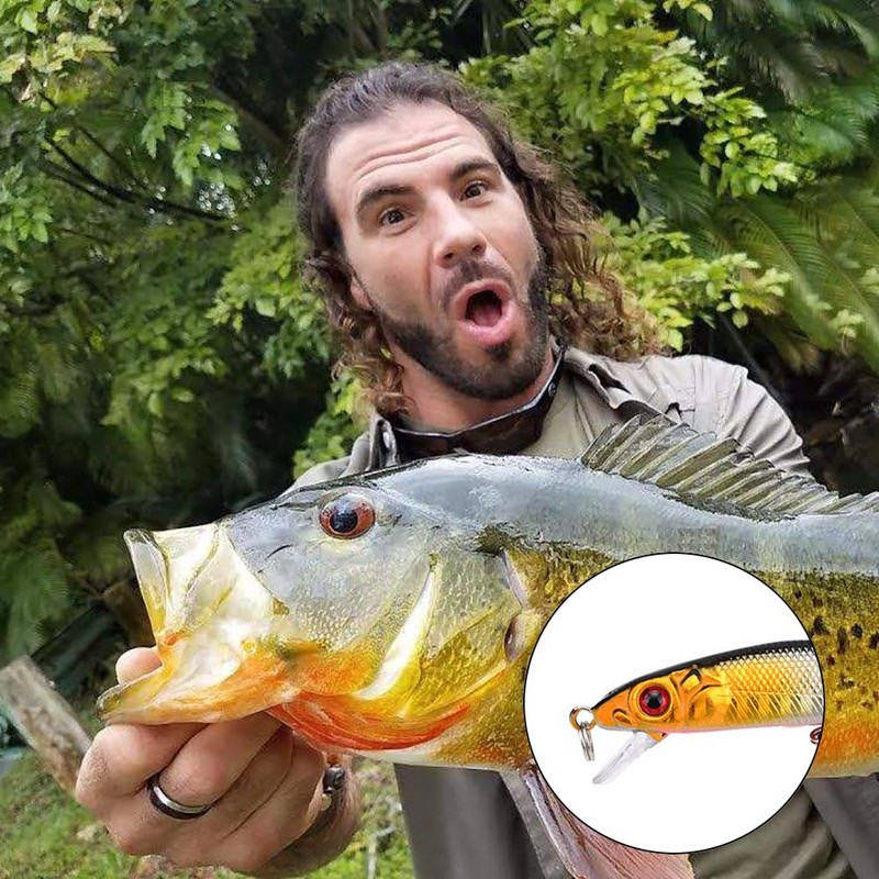 QBDIANGEN 5 Pcs Fishing Lures Set Hard Plastic Body Artificial