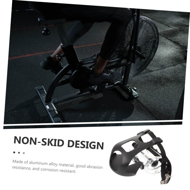 WHAMVOX 1 Pair Dynamic Skid Exercise Bike Pedals Lightweight with