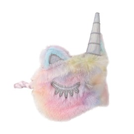 Beavorty Silk Sleep Eye Mask Padded Blackout Blindfold Comfortable for Night Sleep Unicorn Design
