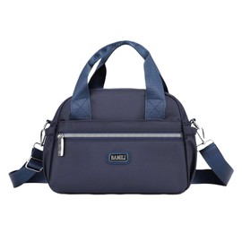 FAVORTALK Navy Nylon Crossbody Bags for Women - Ladies Waterproof Cross Body Handbags Multi Pockets Handbag Large Lightweight - B38404