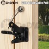 BOODVON Gate Latch Cable Pull with Spring, Metal Gate Opener