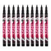 Favorbeauty Lote 12 Delineadores 36 Horas Negro Indeleble Plumón Mayoreo
