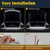 DIBMS 71-inch High-Brightness Car Hood Gap LED Light Strip -