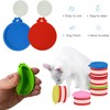 4 Pcs Food Can Lids Pet Can Covers, Silicone Small