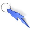 Komonee Parrot Blue Bottle Opener Key Chain Metal Wildlife Bird