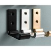 5-Pack Folding Aluminum Alloy Wall Mounted Coat Clothes Hook Single
