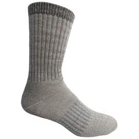 Yacht & Smith 12 Pairs Merino Wool Thermal Boot Socks, Mens Hiking Winter Sock (12pairs Gray)