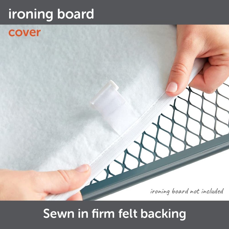 oliso Ironing Board Cover – 100% Cotton with Professional Felt