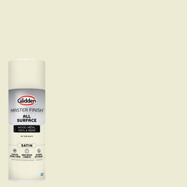 Glidden Master Finish 12 oz. Satin In the Buff Interior/Exterior All Surface Spray Paint and Primer