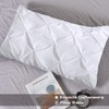 Crown Collection Pinch Plated/Pintuck Pillow Shams Set of 2pcs -
