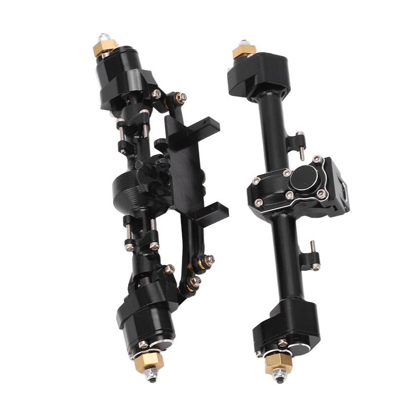 RC Car Metal Complete Front Rear Portal Axle Set Assembly