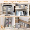8 Pack Clothes Storage Bins with Metal Frame Foldable Clothing