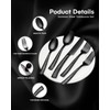 EUIRIO 48-Piece Black Hammered Silverware Set for 8, Stainless Steel