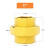 GASHER 1PCS Brass Union，1" Female Cast Pipe Fitting