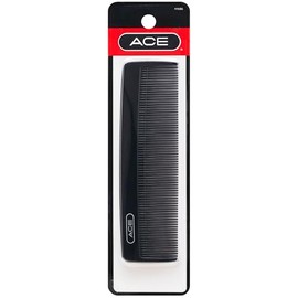 Goody Ace Classic Bobby - Peine de bolsillo y bolso, 5 pulgadas, negro, dientes duraderos y flexibles, adecuado para todo tipo de cabello, dientes fin