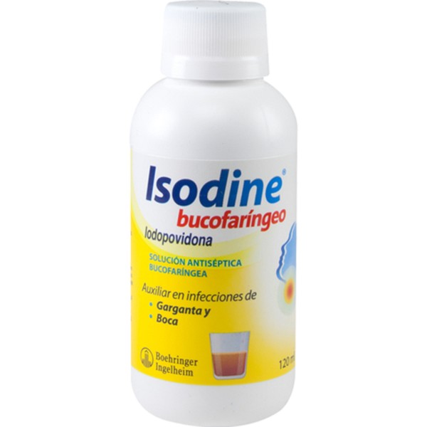 ISODINE Oral Antiseptic Bucofaringeo Relieves Sore Throat and Mouth Infections