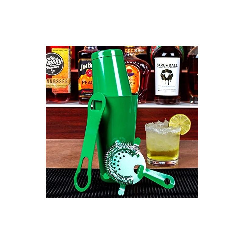 Bar Tote Set - Hawaiian Design - Green Bar Tools