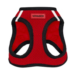 Best Pet Supplies Arnés para Perros Voyager Step-in Air para Perros pequeños y medianos Base roja, XXX-S                                              