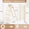 GameGem 4 Step Ladder Folding Step Stool with Wide Anti-Slip