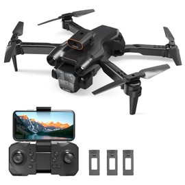 Remote Control Drone with Camera 4K 4-Sided Obstacle Avoidance Remote Control Quadcopter for Kids Adults with 3 Battery