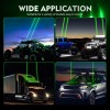 COLIGHT 2x Laser LED Whip Lights Whipless Antenna Remote For