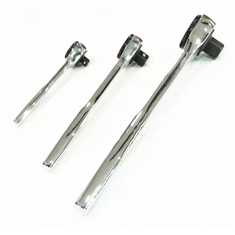 PROTO 3pc BLACKHAWK PROTO THIN PROFILE FULLY POLISHED RATCHET SET