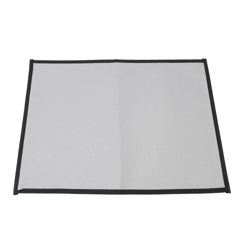 Fireproof Grill Pad Fiberglass Cloth Heat Resistant Foldable Square Fire
