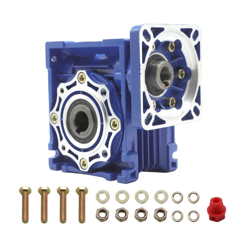 Jecoupoon NMRV040 Worm Gear Reducer Ratio 15:1 Connection Matching Standard