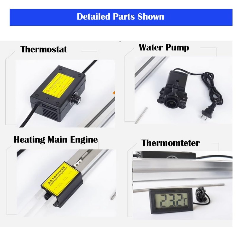 INTBUYING Acrylic Bending Machine Acrylic PVC Plastic Bender Acrylic Light