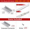 Muzata 10Pack Extension Connector for LED Channel fit Muzata U1SW