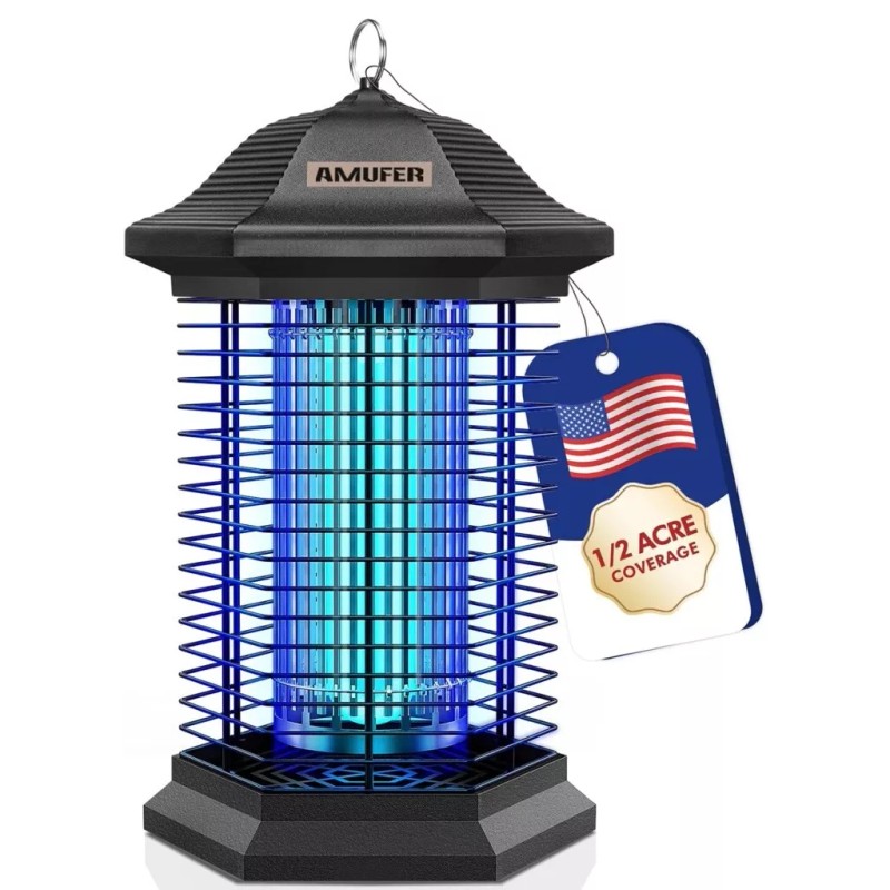 Amufer Fly Bug Insect Zapper Mosquito Zapper for Outdoor &
