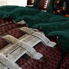 Leaflin Teen Boy Football Bedding Set Twin Size, 4 Pieces