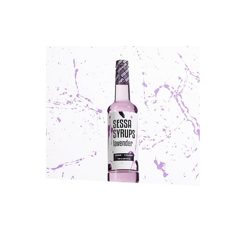 Sessa Syrups Sugar Free Lavender Syrup - 25.4 Fl Oz