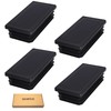 SKIR'CO (4 pcs) Rectangular Plastic Plugs 40 x 80 mm,