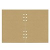 KR3 A5 Size 6-Hole KRAFT/Craft Plain Kraft Paper Personal Organizer