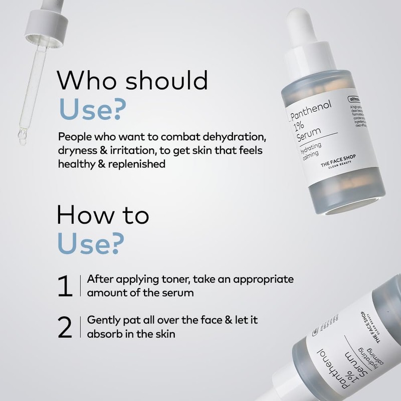 The Face Shop Ultimate Panthenol 1% Serum, 1.0 fl oz