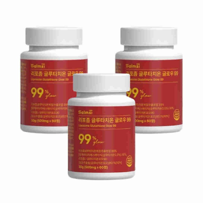 Liposomal Glutathione Glow 99% High Purity 60 Tablets / 리포좀