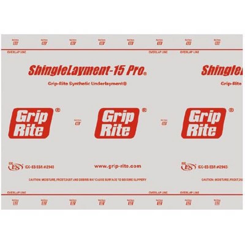 Grip-Rite ShingleLayment 15-Pro 4 ft. W X 250 ft. L