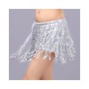 LuminaD Ballet Hip Scarf Belly Dance Wrap Skirt Zumba Outfit Select/Red
